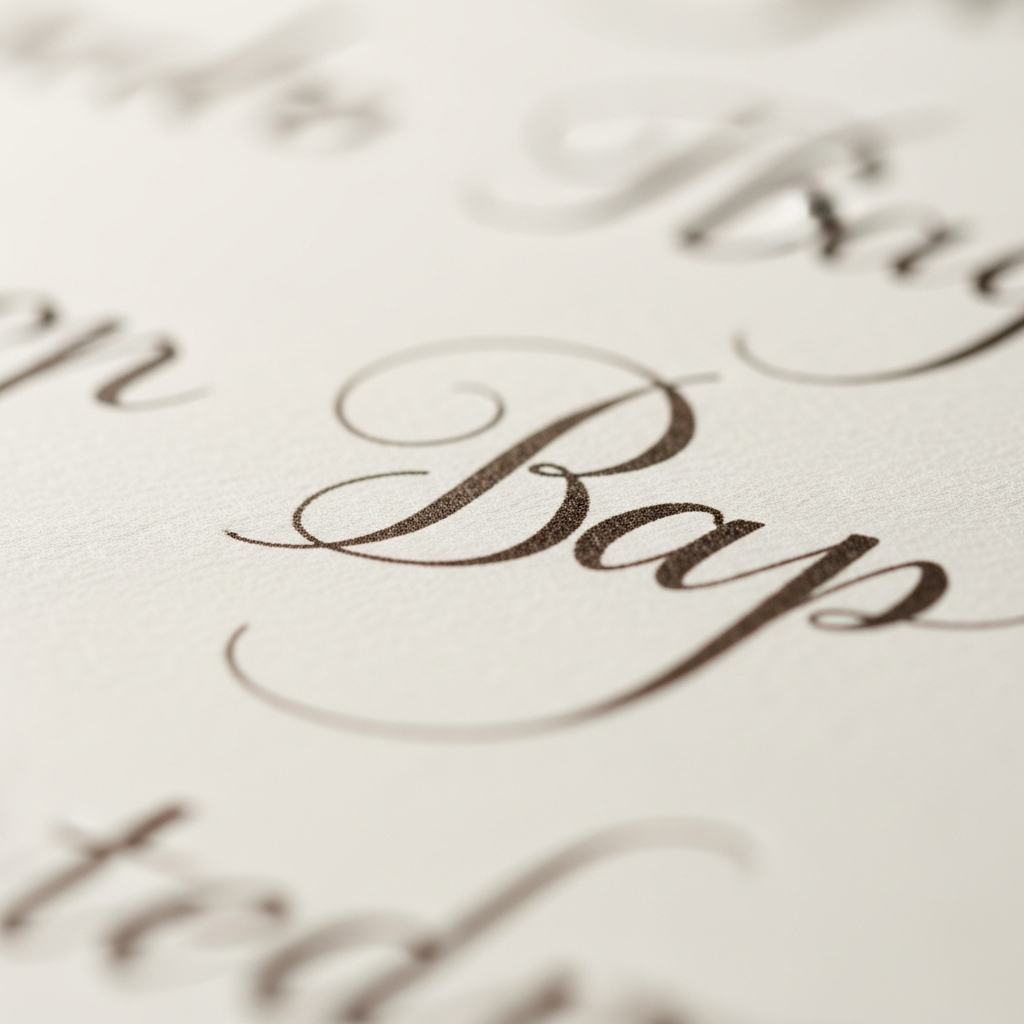 Детали каллиграфии